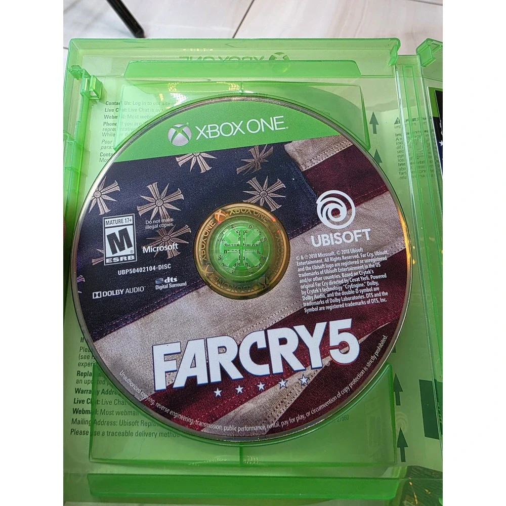 Xbox Game Bundle Far Cry 5 Xbox One Saints Row Third Just Cause 2 Xbox 360 W1